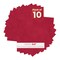 Red Suede 3x5 Inch Uncut Mat Board - Blank Sheets, No Opening